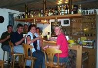 Entspannung an der Hausbar
